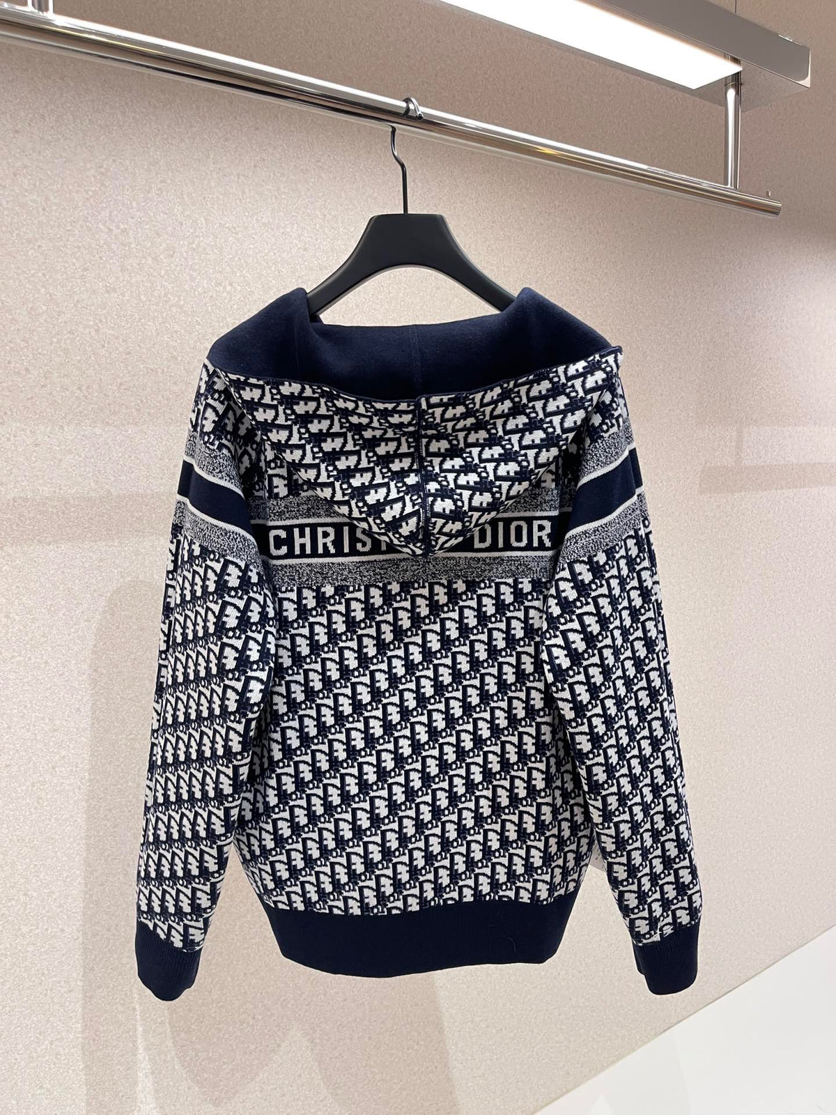 Dark blue and Grey Jacket - FashionHype.xyz