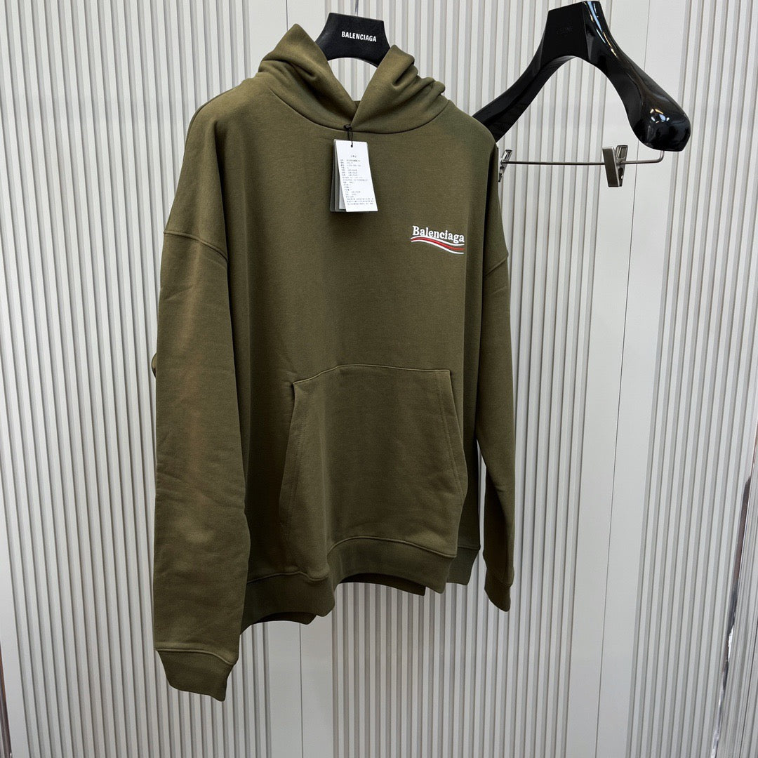 Braungrauer Hoodie