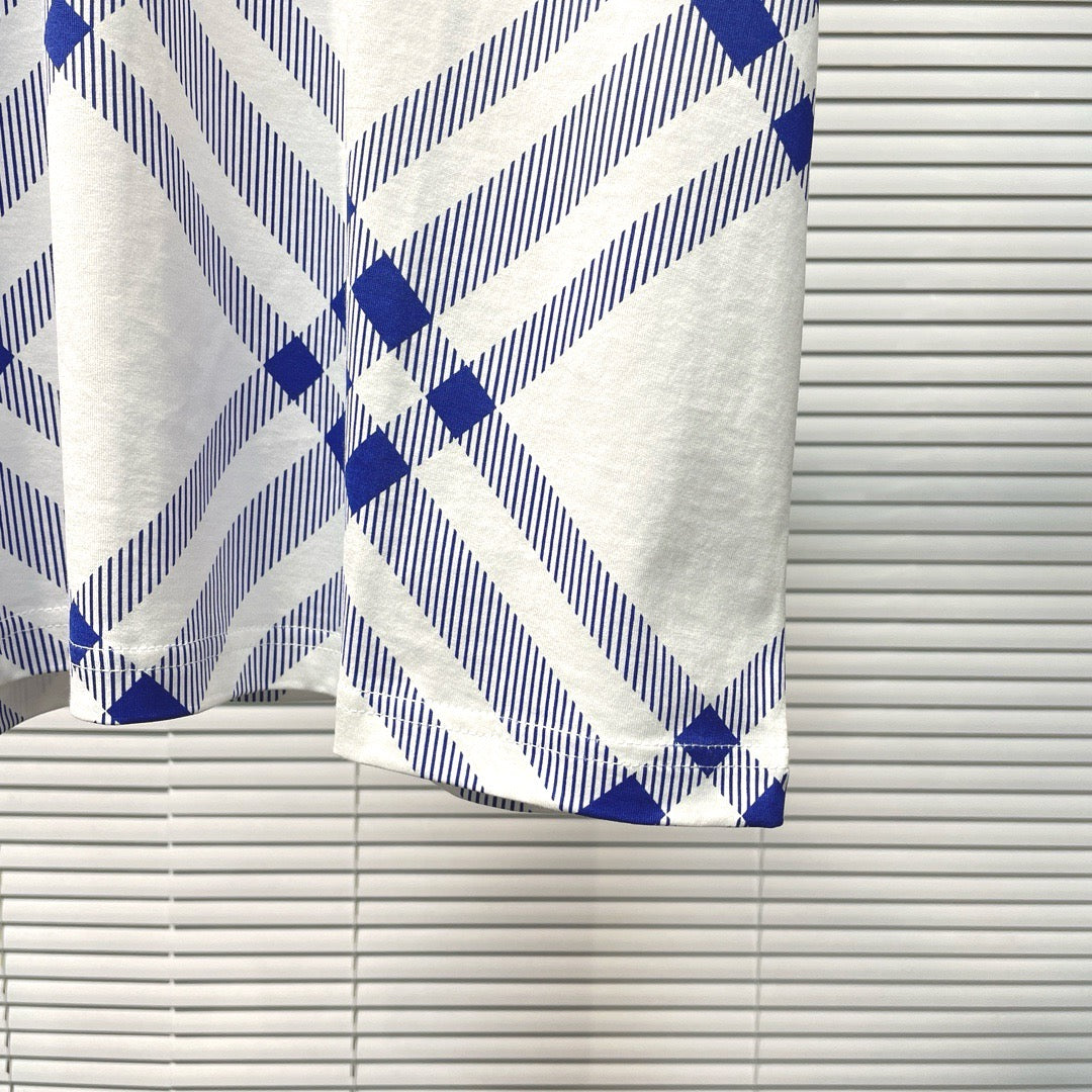 White blue T-shirts - FashionHype.xyz