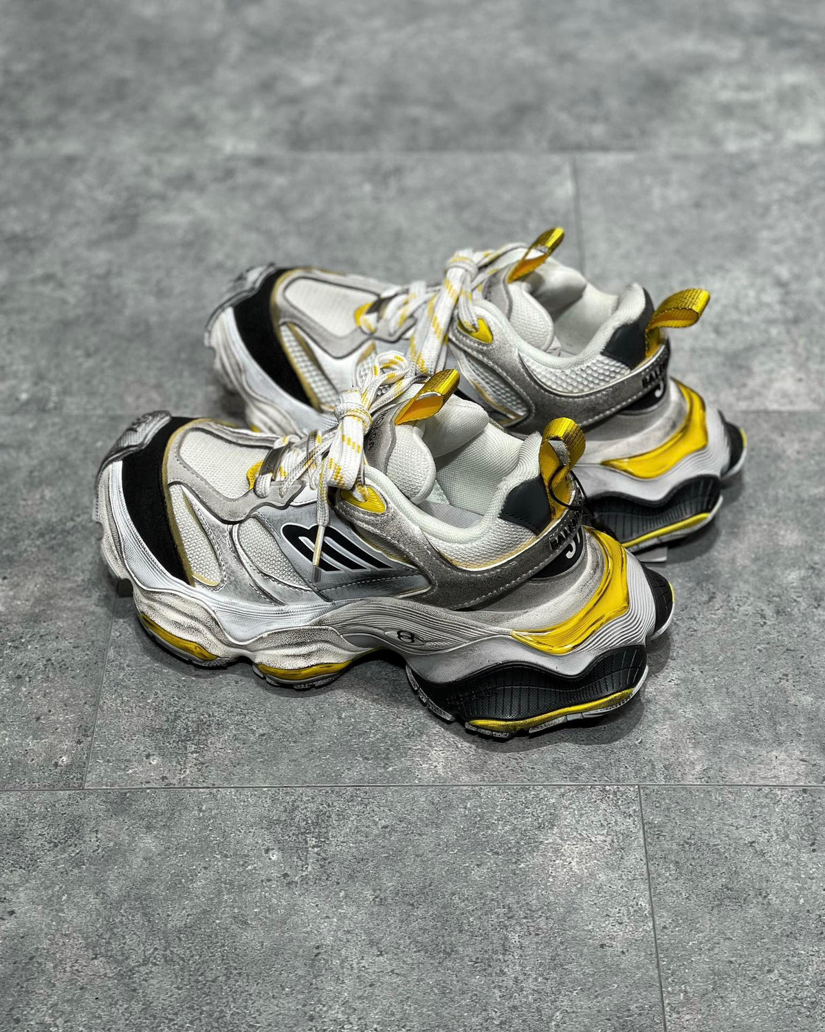 Silvery yellow Shoes - FashionHype.xyz