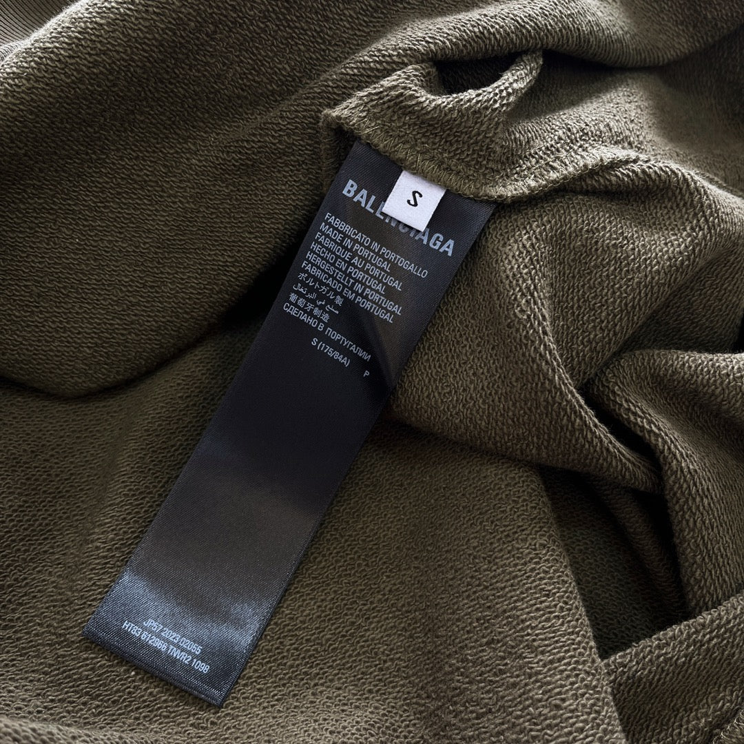 Braungrauer Hoodie