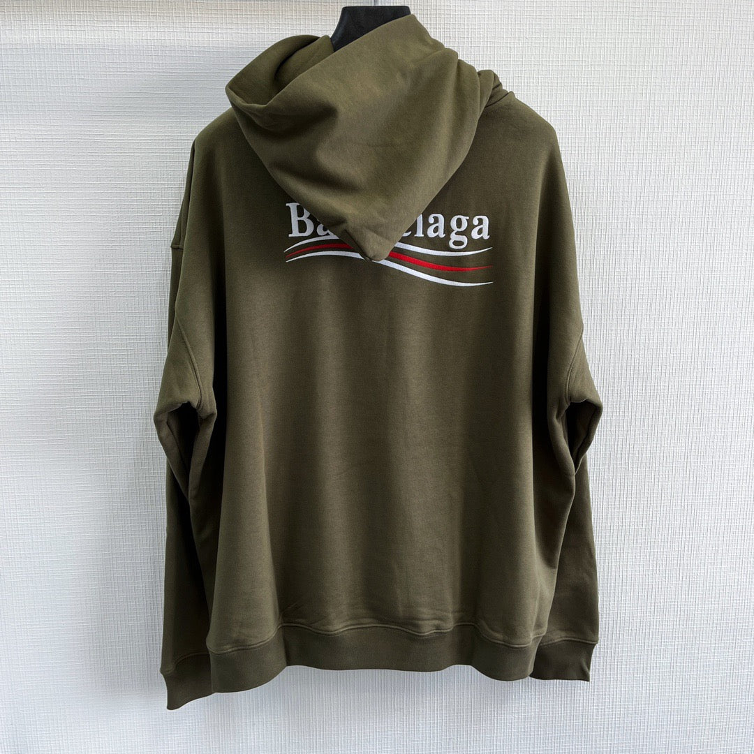 Braungrauer Hoodie