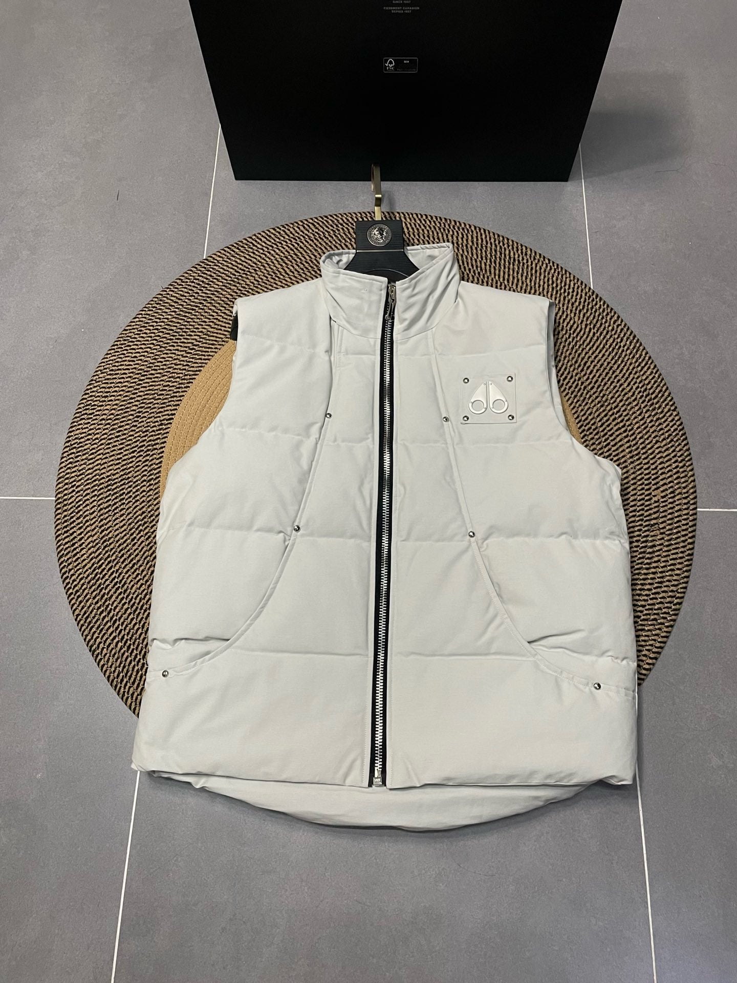 Black and White Vest - FashionHype.xyz