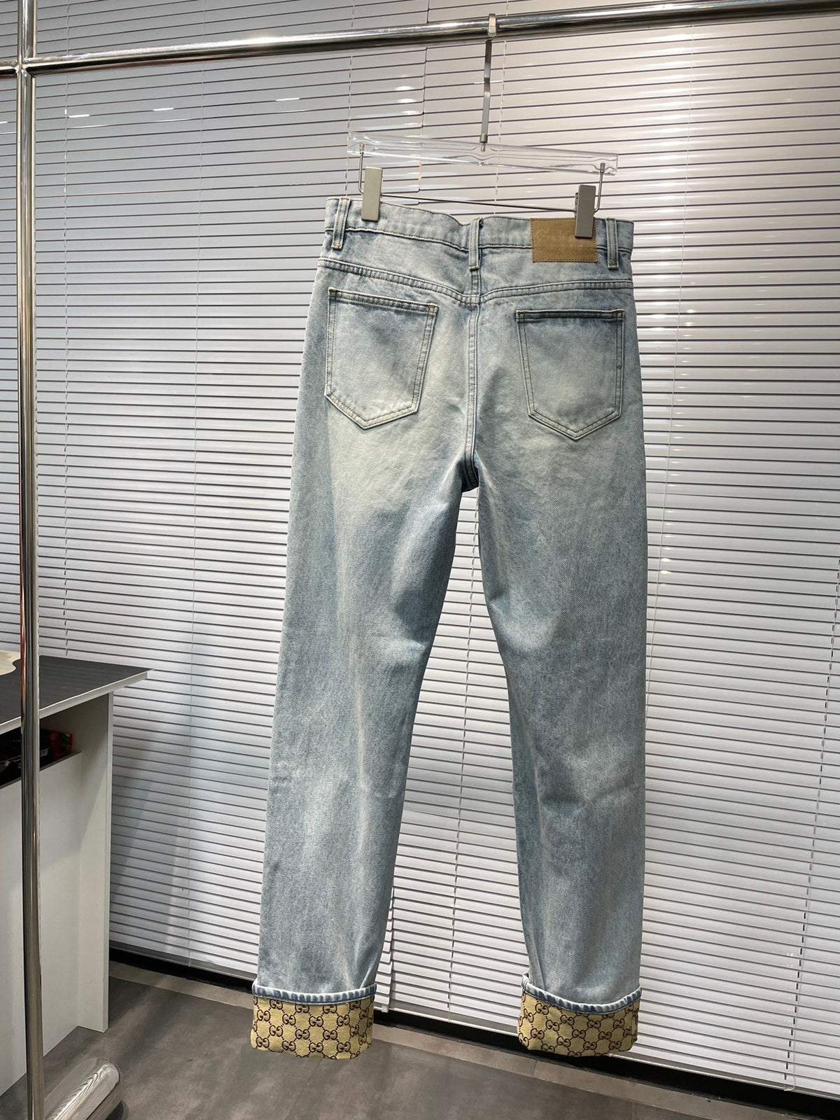 Grey blue Pant - FashionHype.xyz