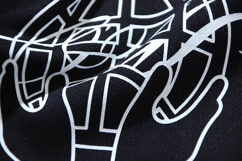 White and Black Sweatshirt - FashionHype.xyz