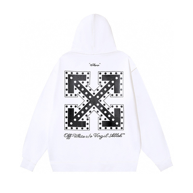 Black and White Hoodie - FashionHype.xyz