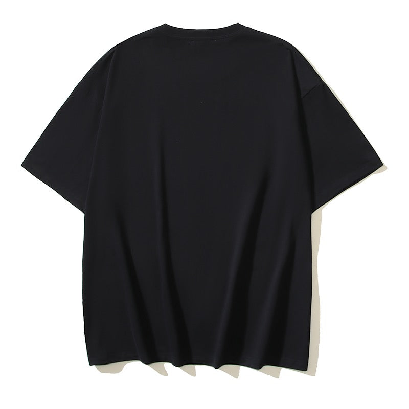 Blue and Black T-shirt - FashionHype.xyz
