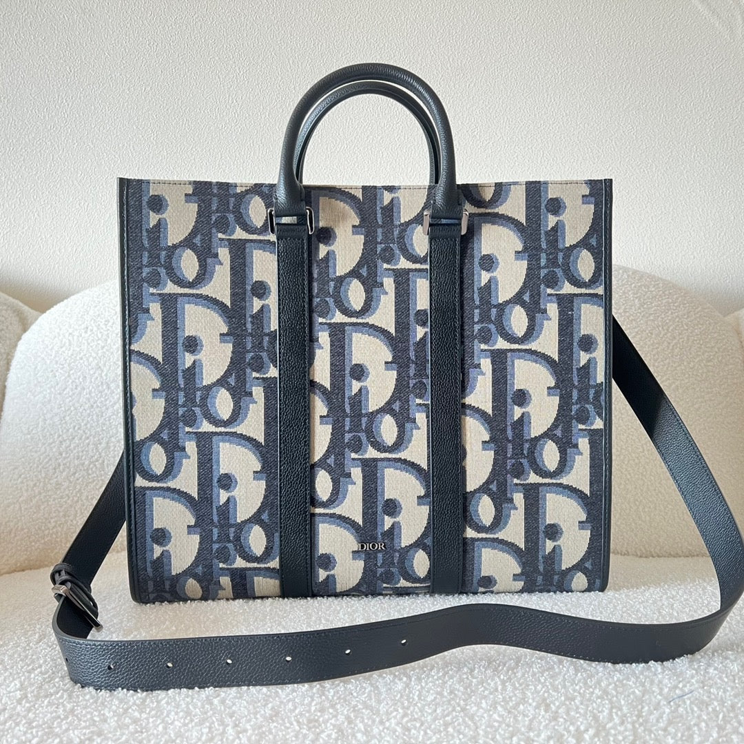 Blue and Black grey Bag - FashionHype.xyz