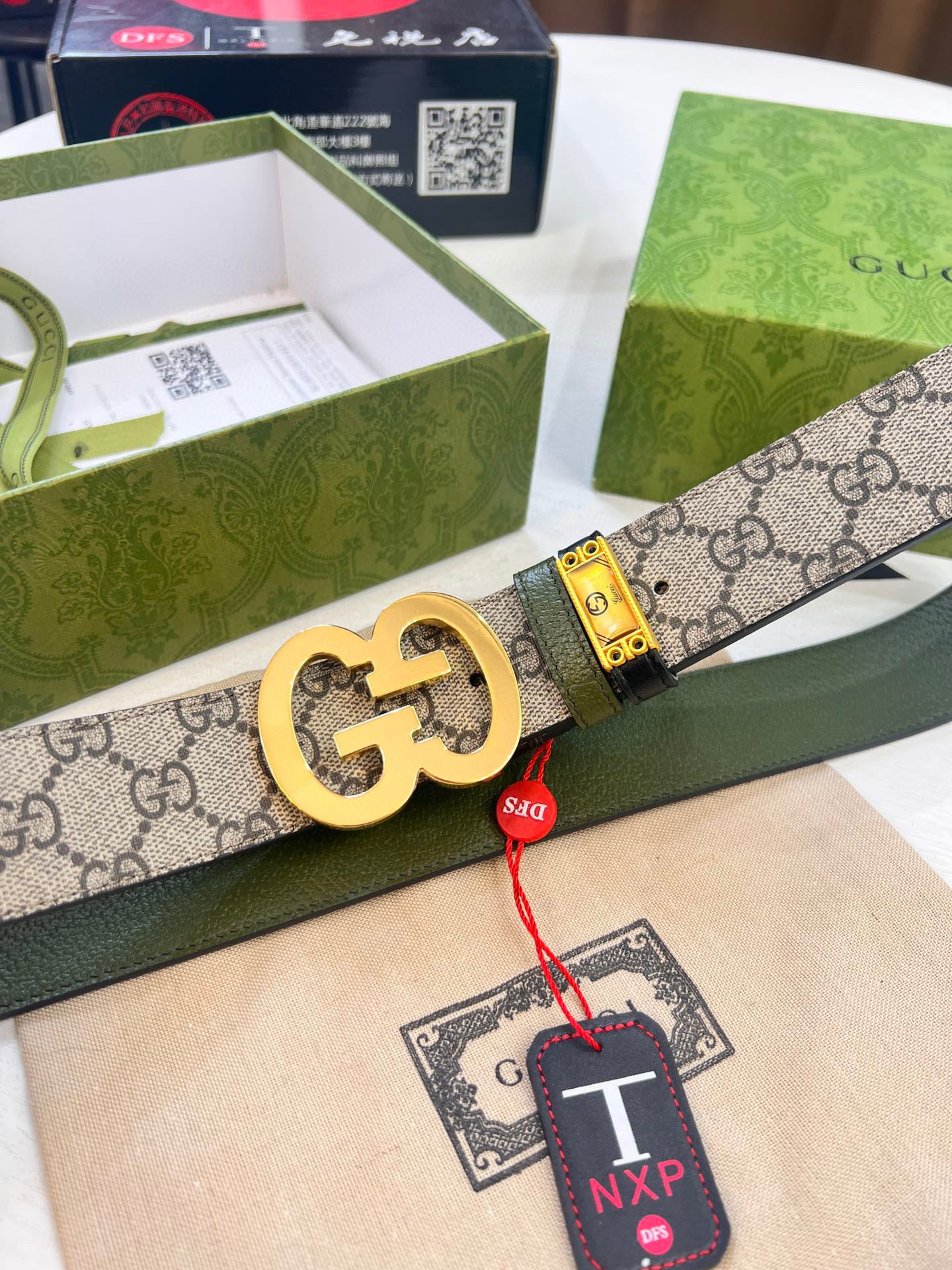 Silver and Gold Belt