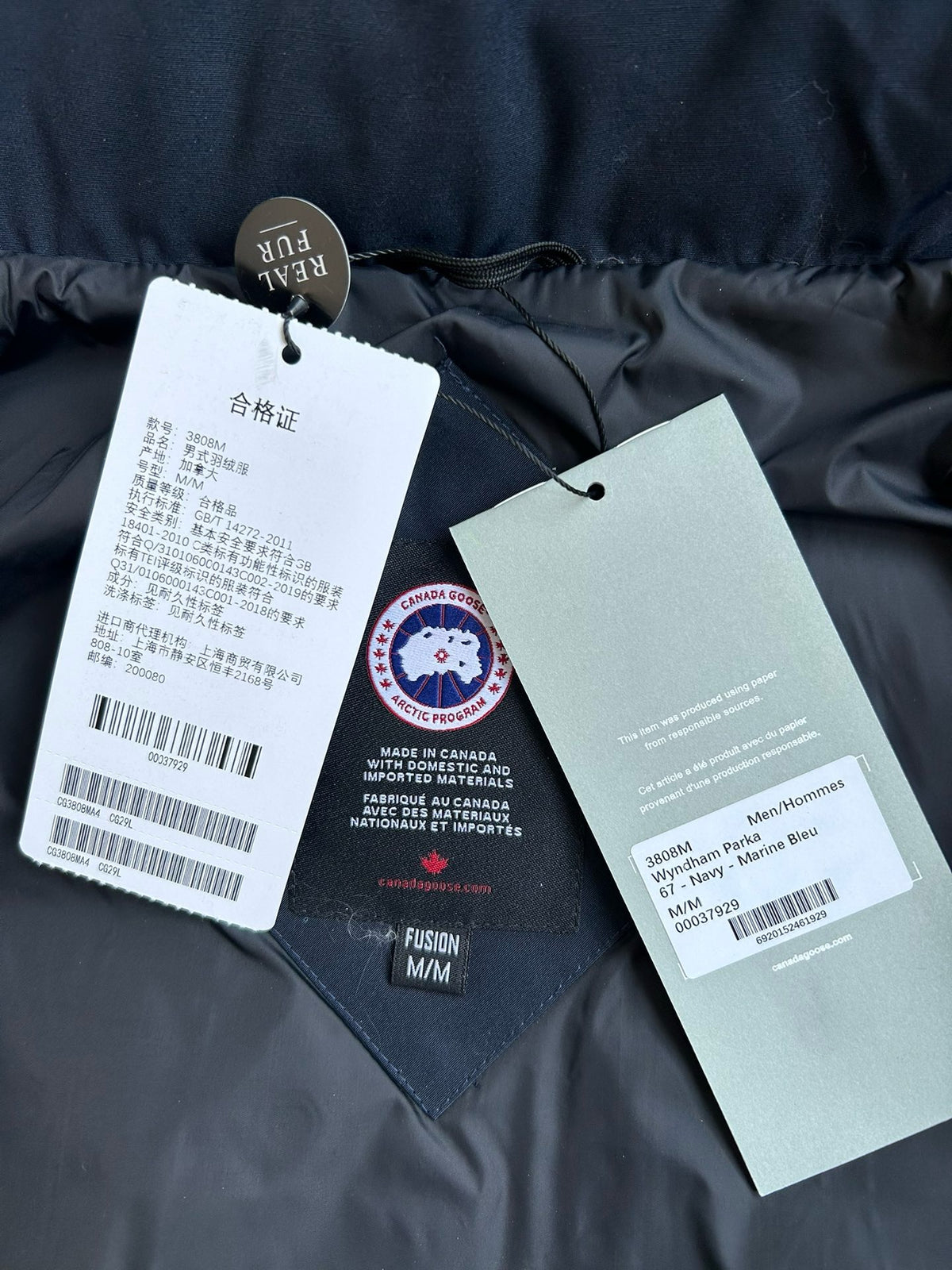 White, Grey, Blue and Black Jacket - FashionHype.xyz