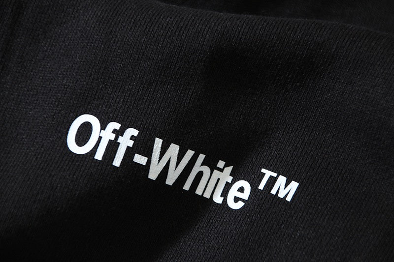 White and Black Sweatshirt - FashionHype.xyz