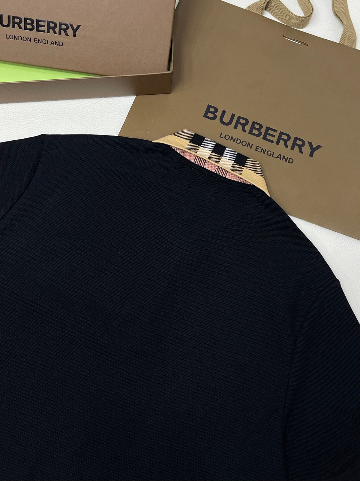 Black,White and Blue Polo - FashionHype.xyz