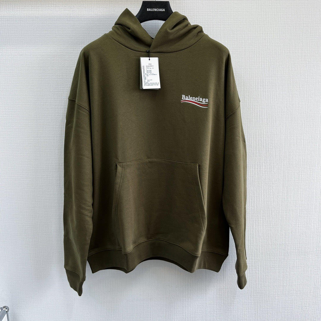 Braungrauer Hoodie