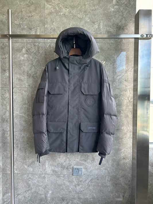 White, Grey and Black Jacket - FashionHype.xyz