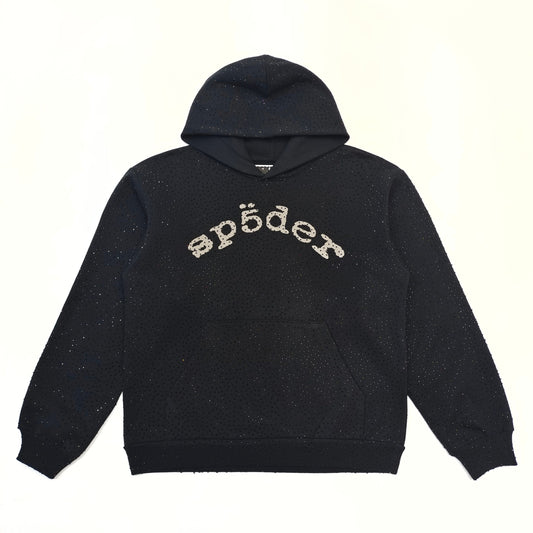 Schwarzer Hoodie