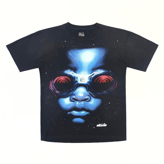Dunkelschwarzes T-Shirt