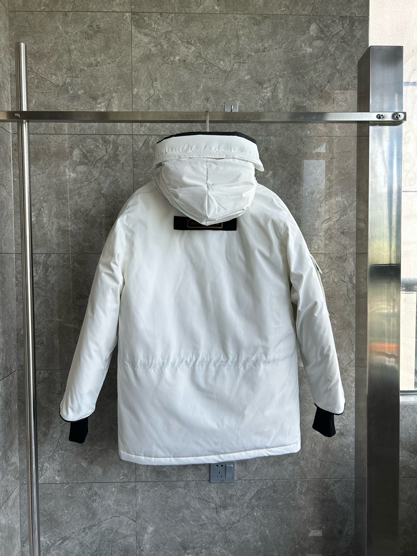 White, Grey, Red and Black Jacket - FashionHype.xyz