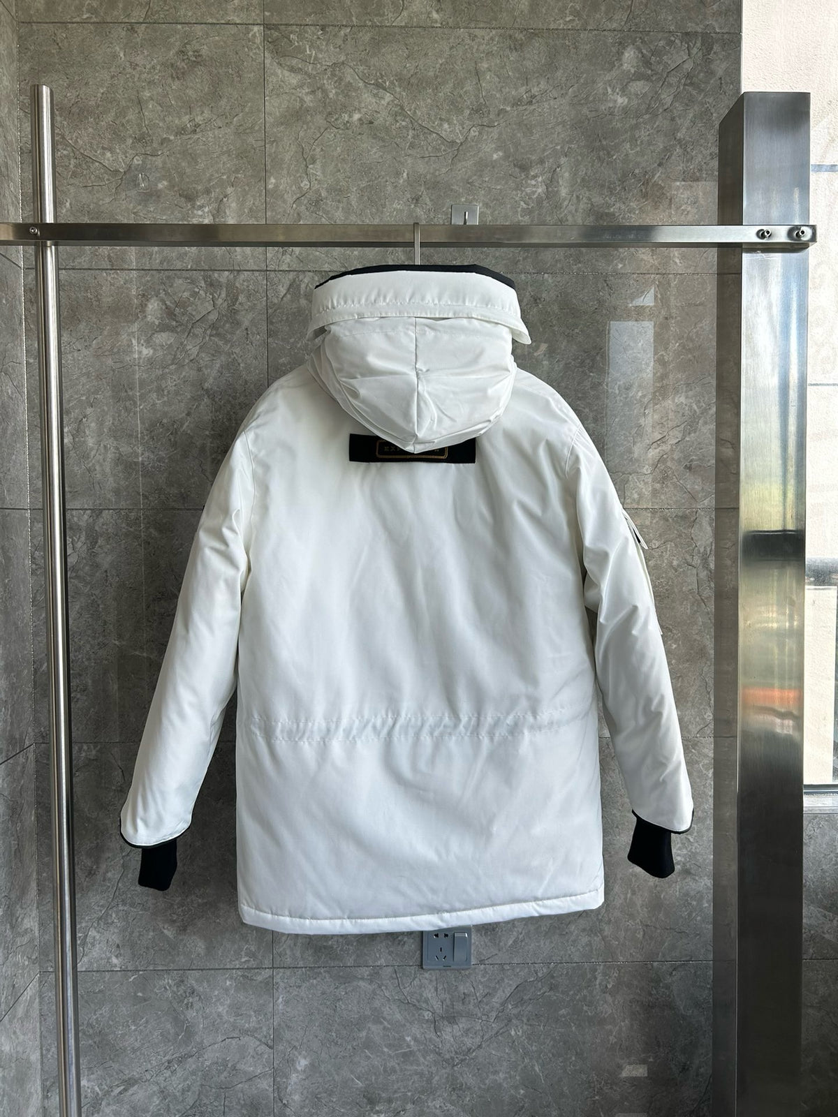 White, Grey, Red and Black Jacket - FashionHype.xyz