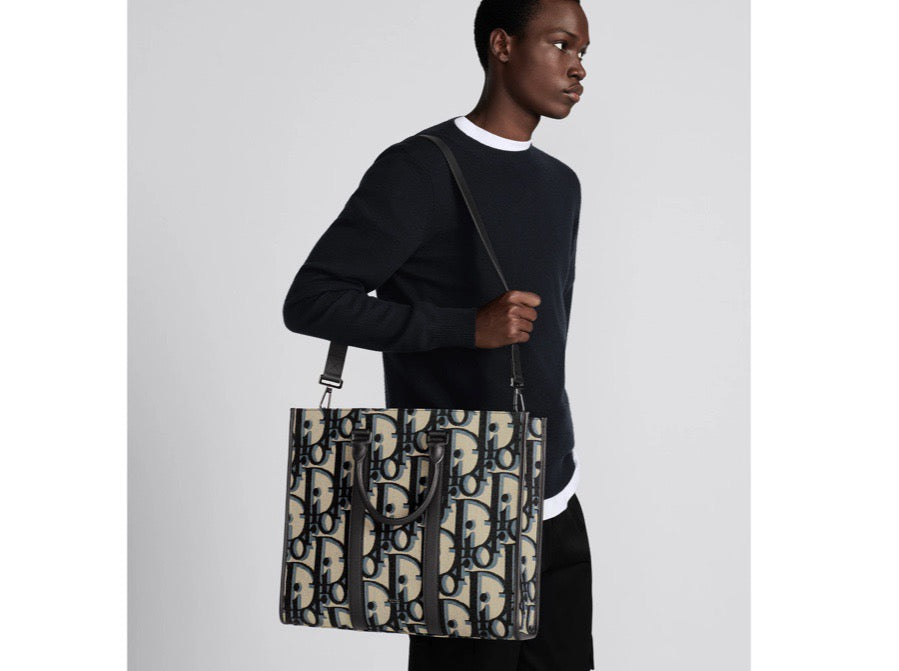 Blue and Black grey Bag - FashionHype.xyz