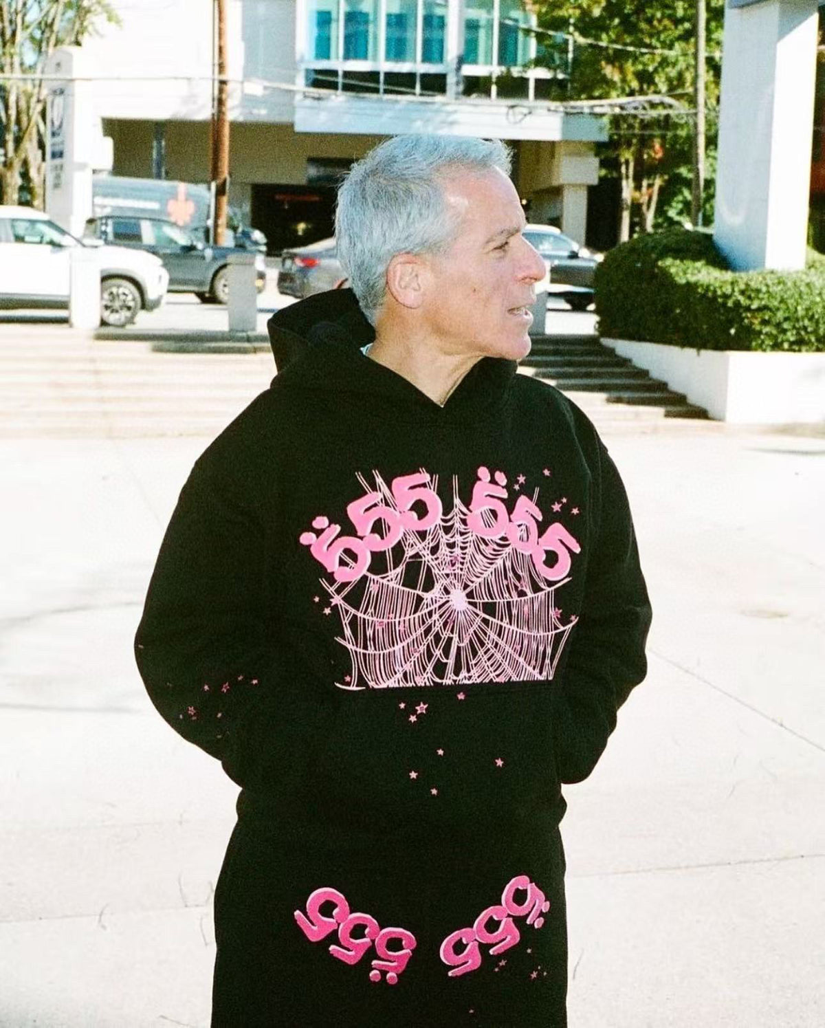 Schwarzer Hoodie