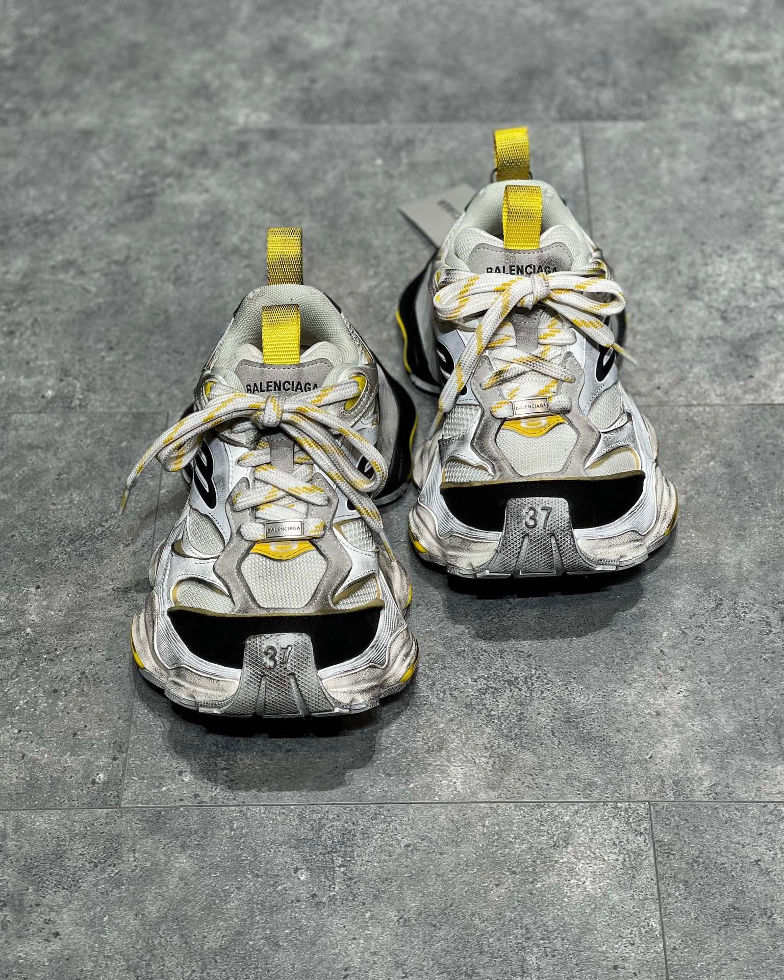 Silvery yellow Shoes - FashionHype.xyz
