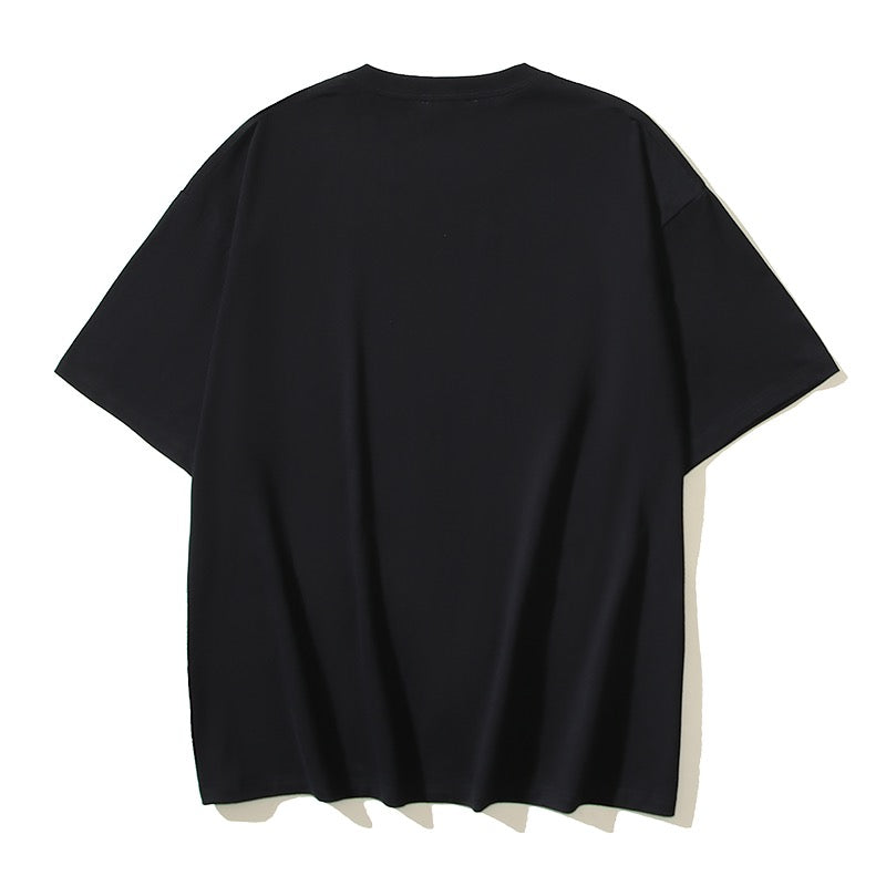 White and Black T-shirt - FashionHype.xyz