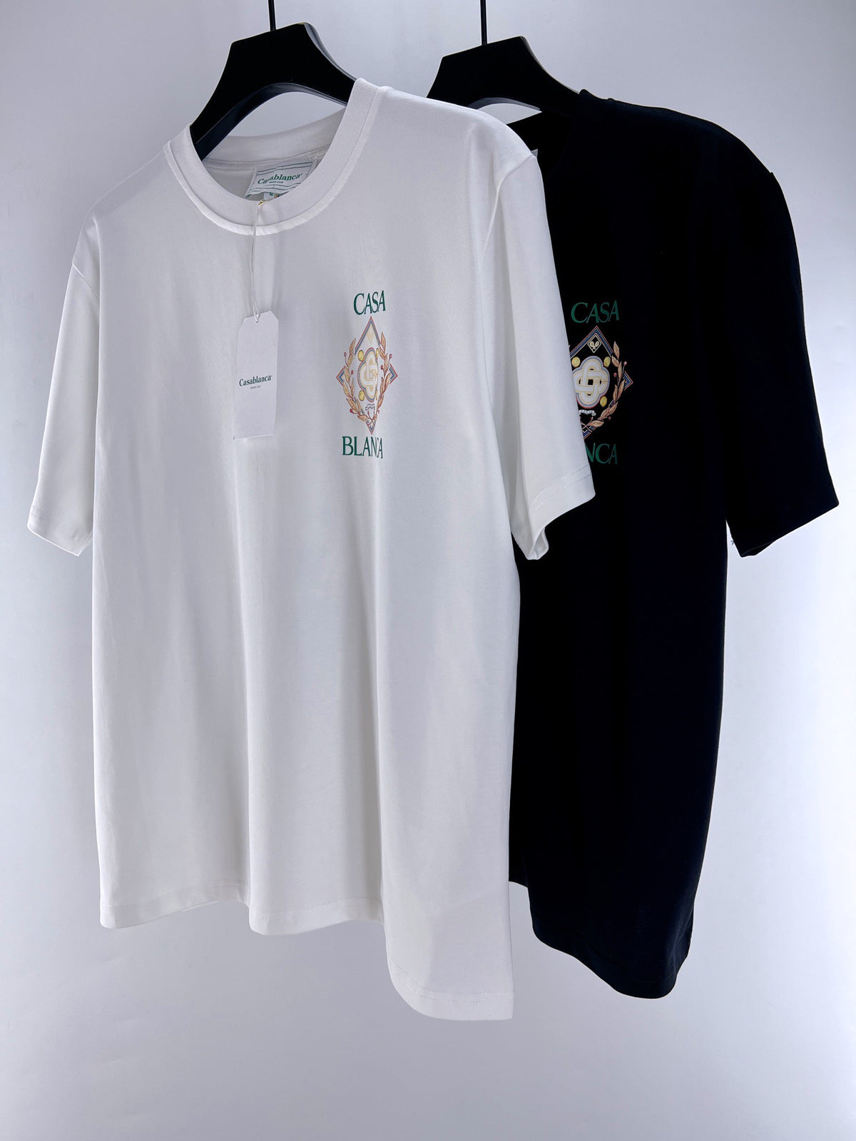 White and Blue T-shirt - FashionHype.xyz