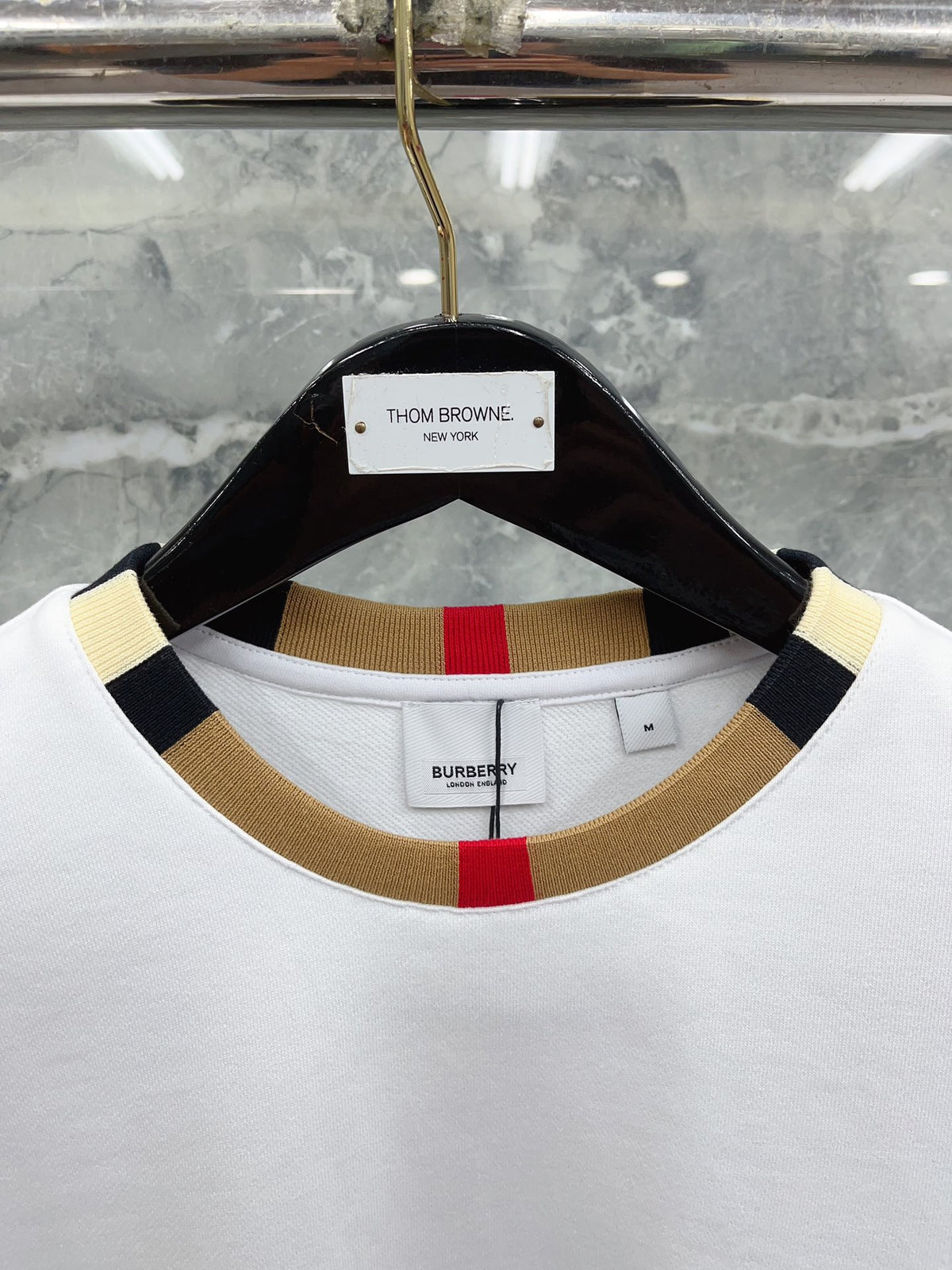 Black, Grey and White Sweatshirt - FashionHype.xyz