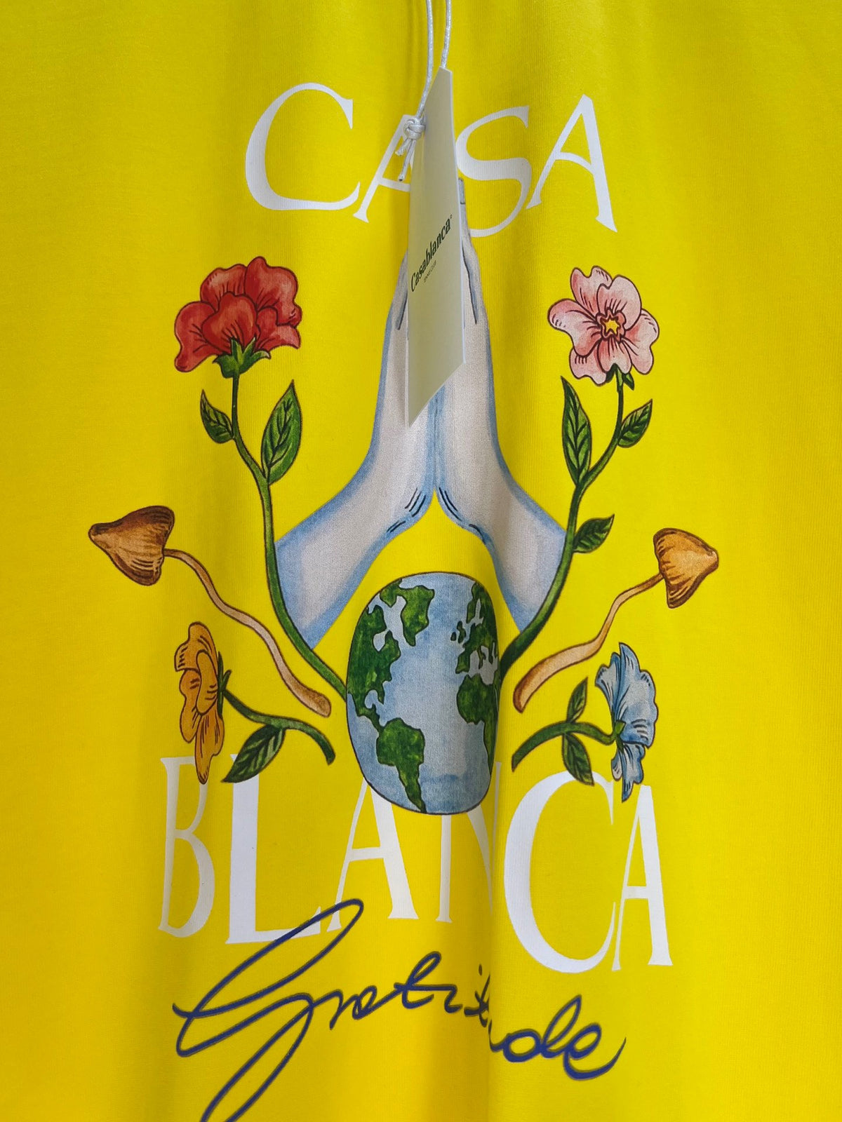 Blue and Yellow T-shirt
