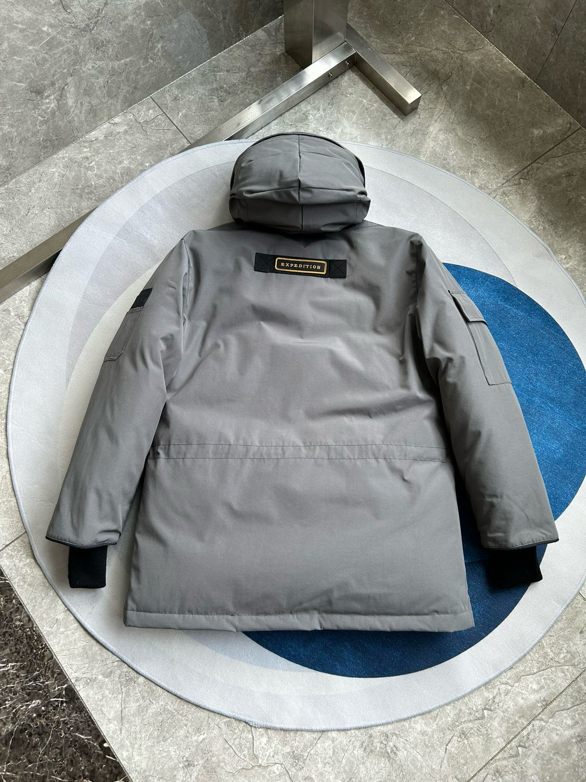 White, Grey, Red and Black Jacket - FashionHype.xyz