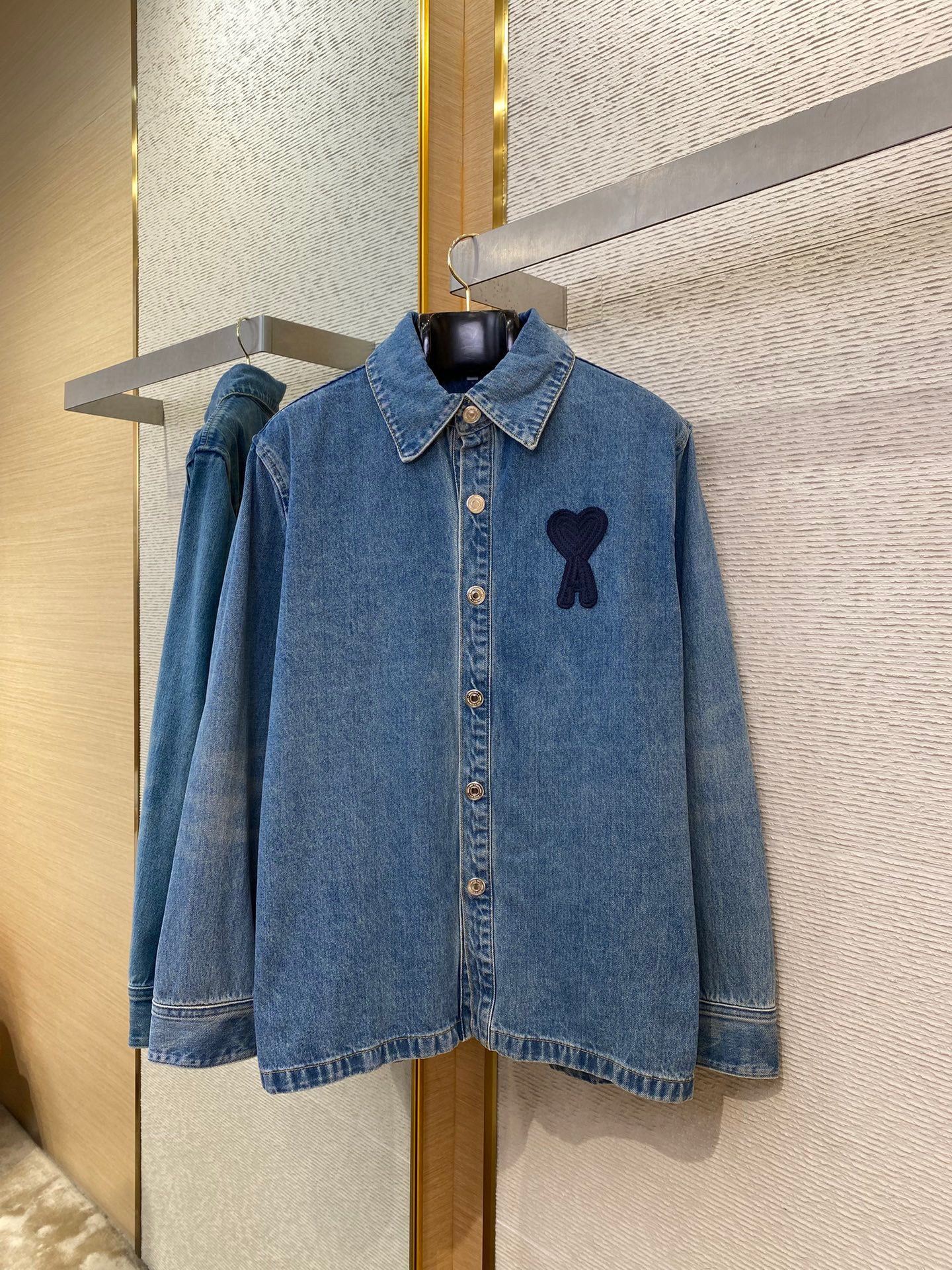 Beige and Blue Jacket - Size L