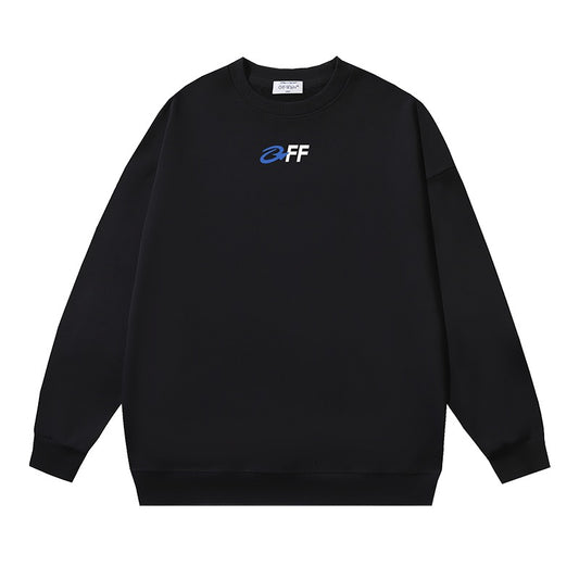 White and Black Sweatshirt - FashionHype.xyz