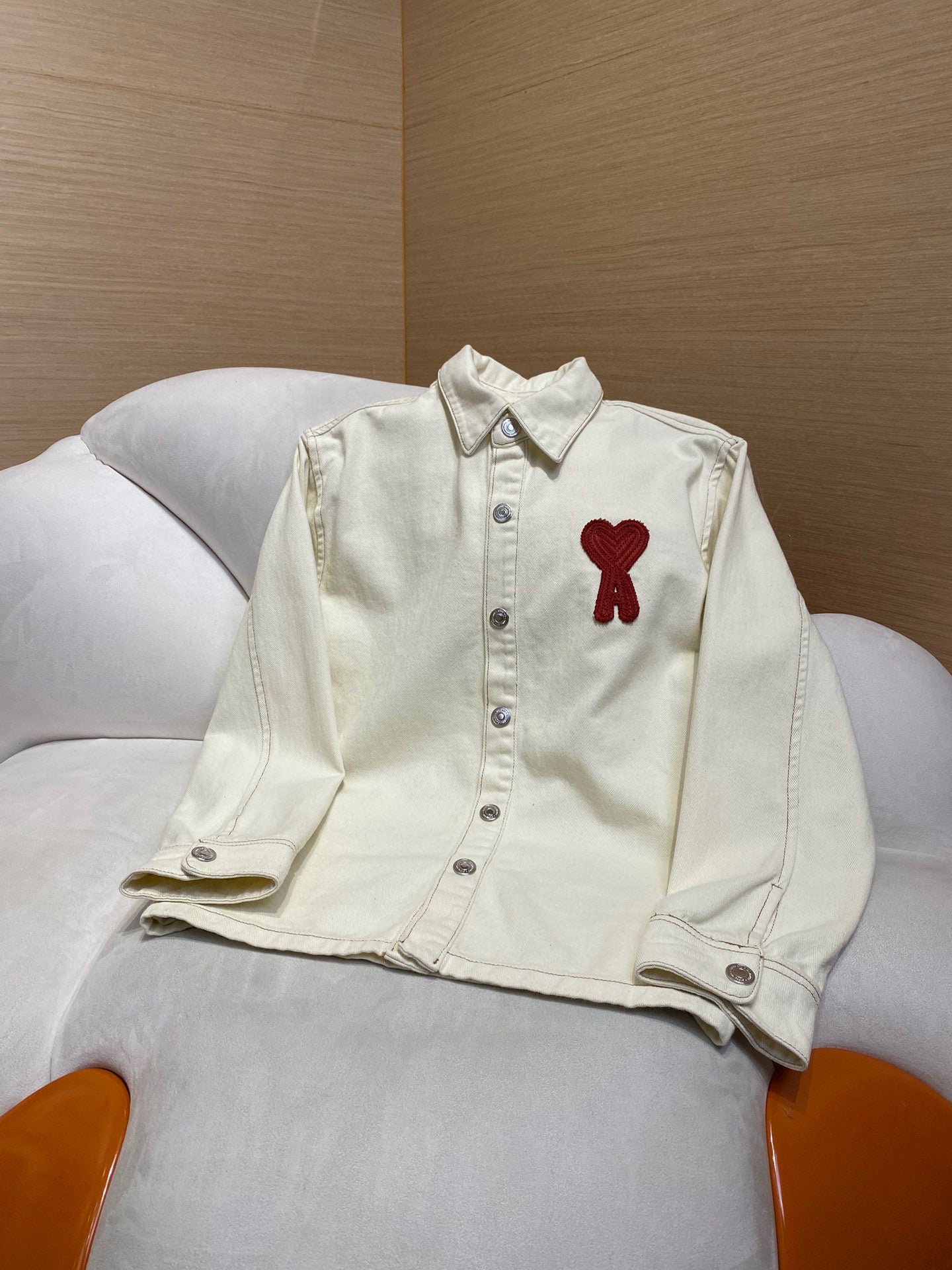 Beige and Blue Jacket - Size L
