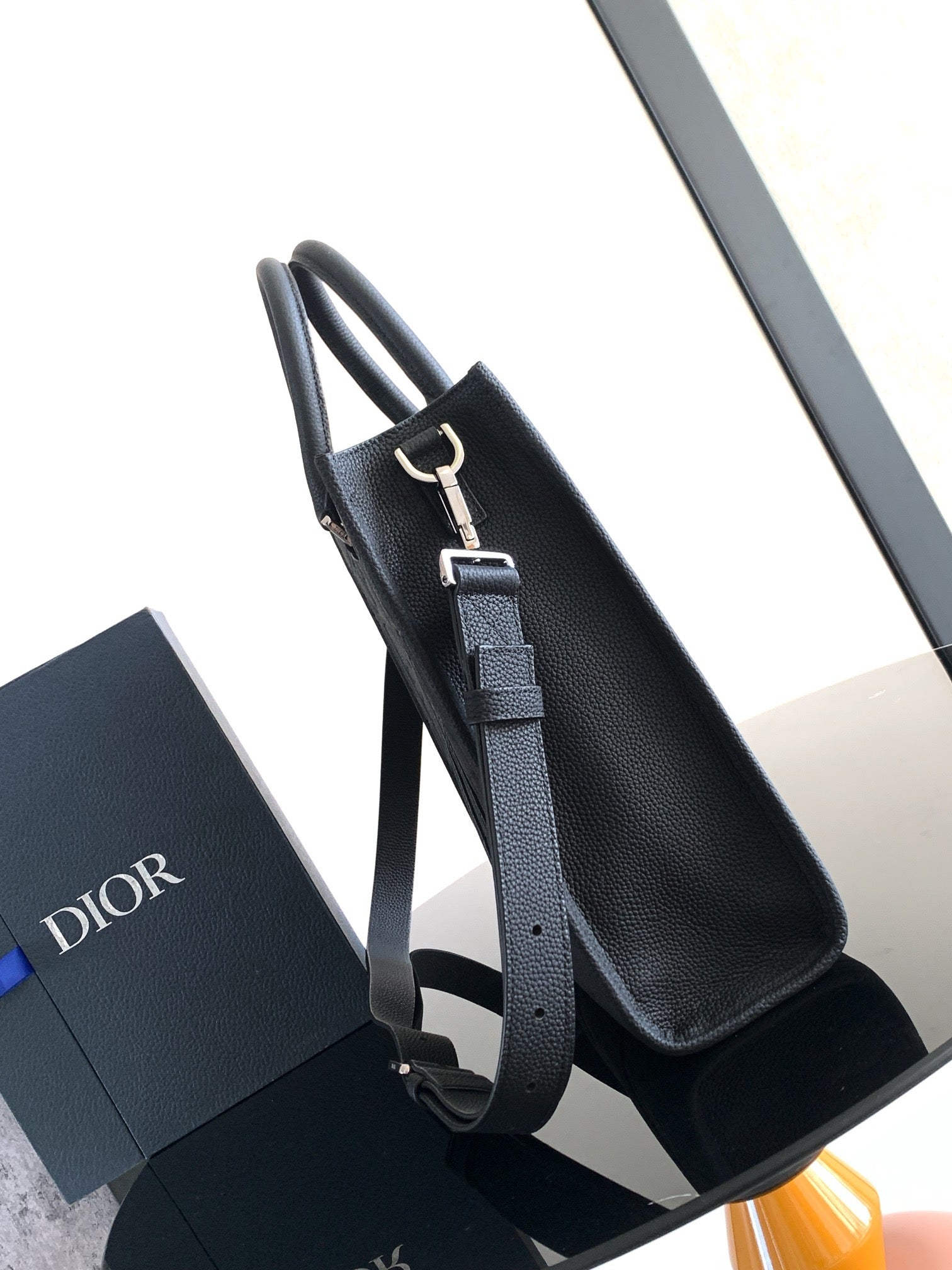 Grey Blue and Black Bag - FashionHype.xyz