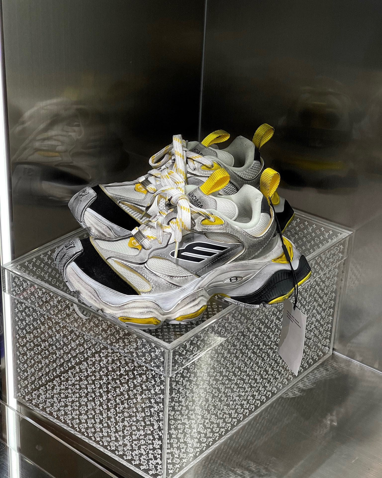 Silvery yellow Shoes - FashionHype.xyz