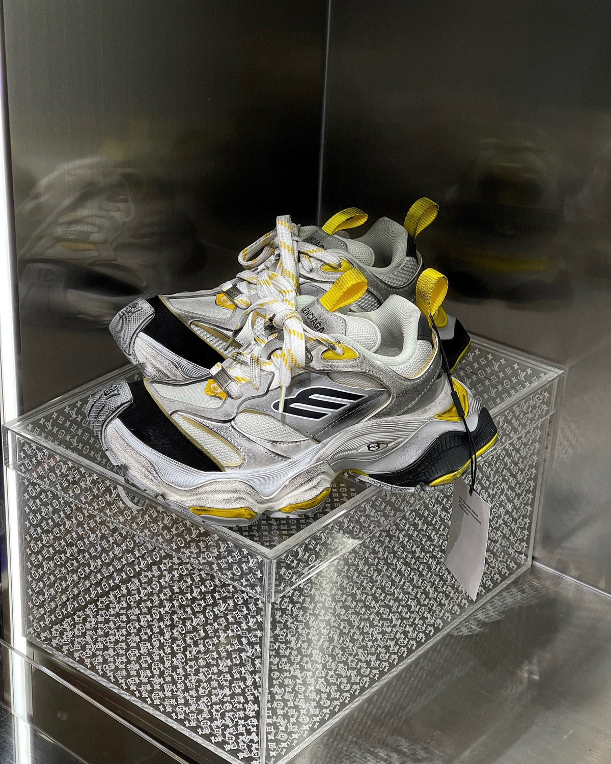 Silvery yellow Shoes - FashionHype.xyz