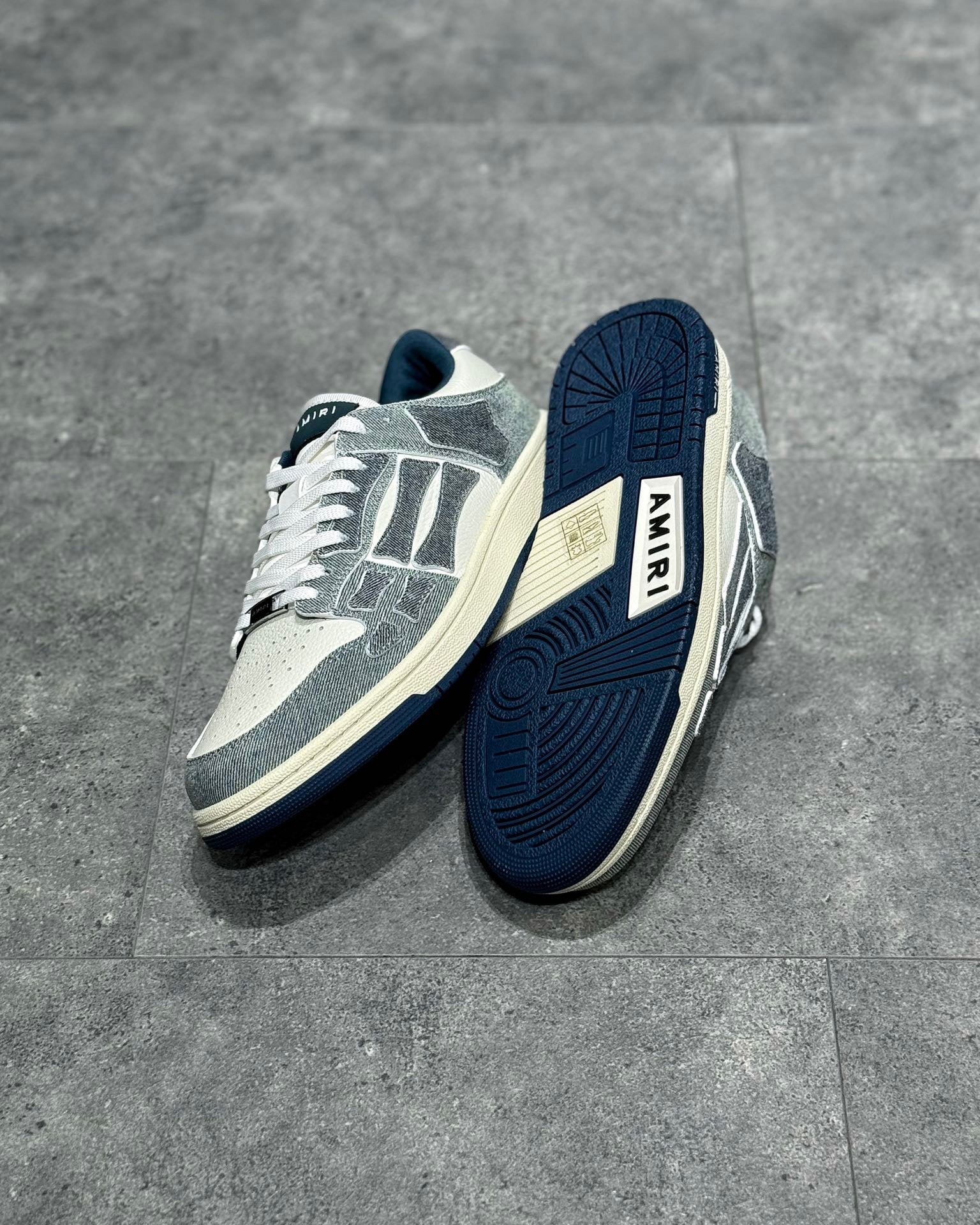 White Grey Shoes