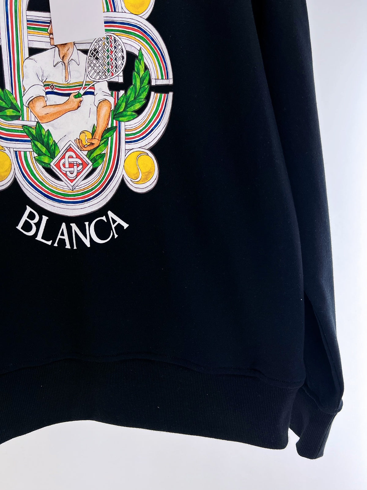 Sudadera en blanco y negro