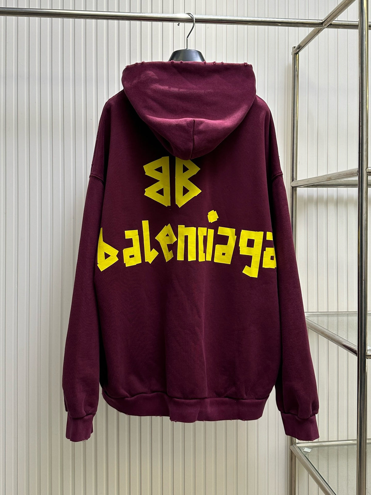 Red and Blue Hoodie - FashionHype.xyz