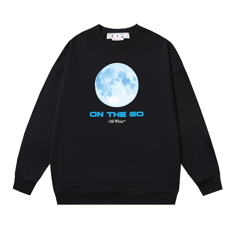 Sudadera blanca y negra