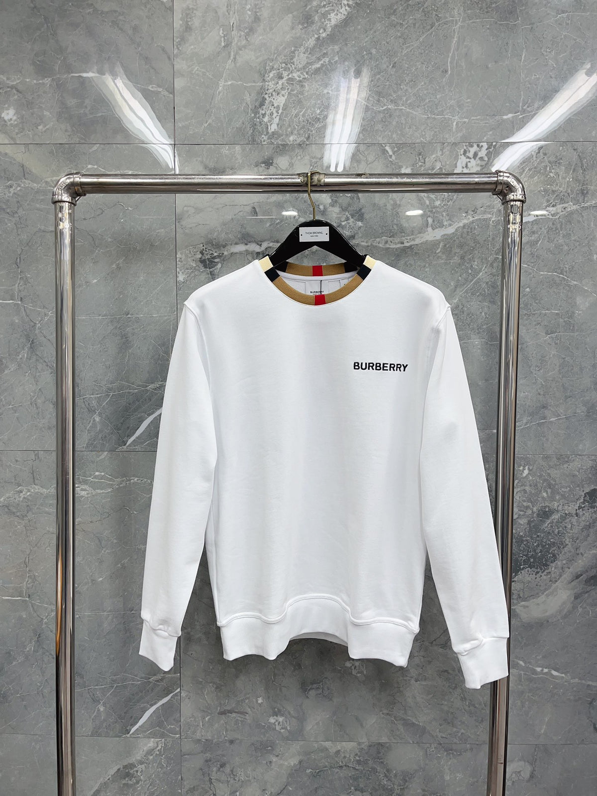 Black, Grey and White Sweatshirt - FashionHype.xyz