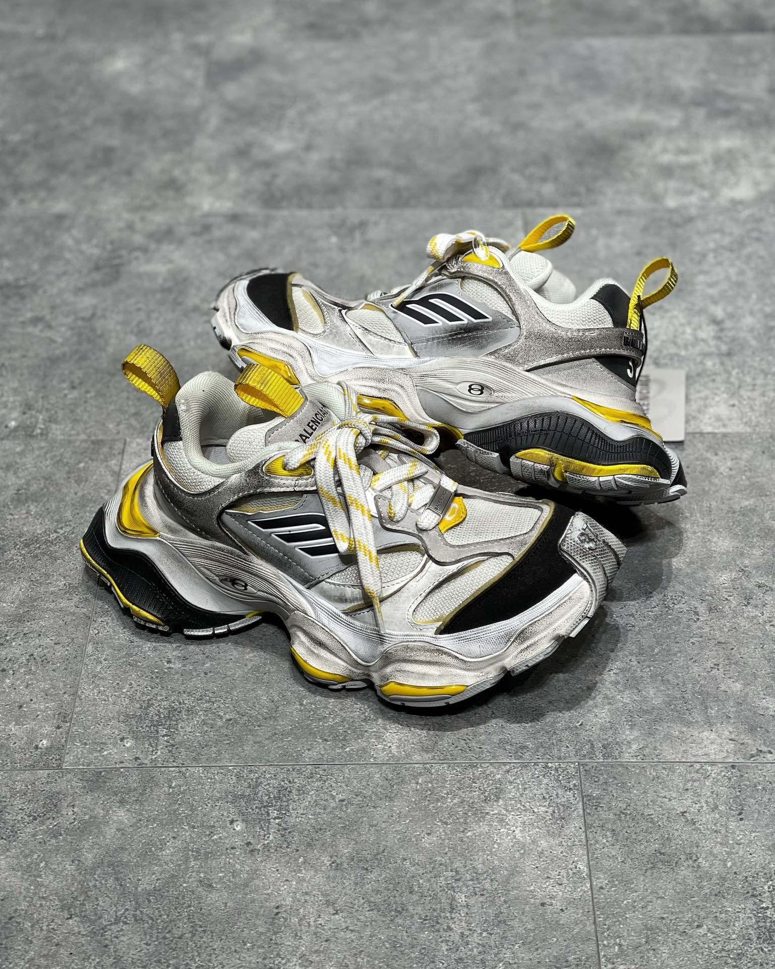 Silvery yellow Shoes - FashionHype.xyz