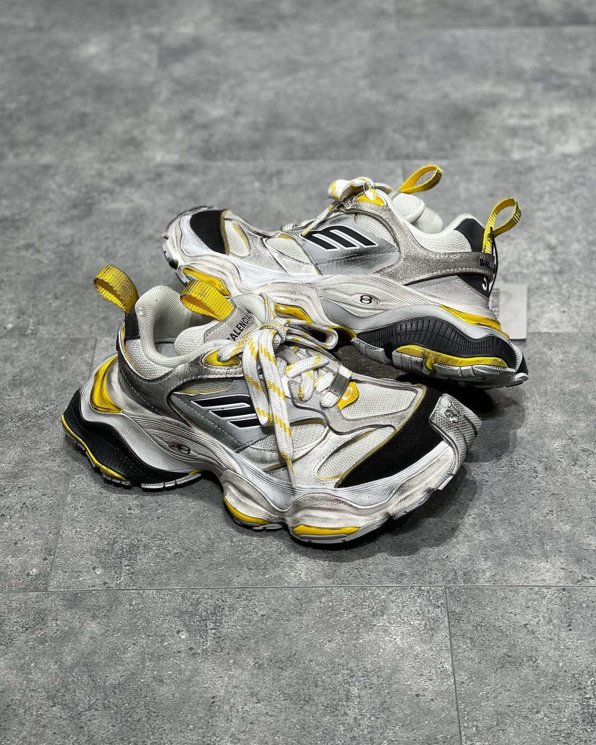Silvery yellow Shoes - FashionHype.xyz