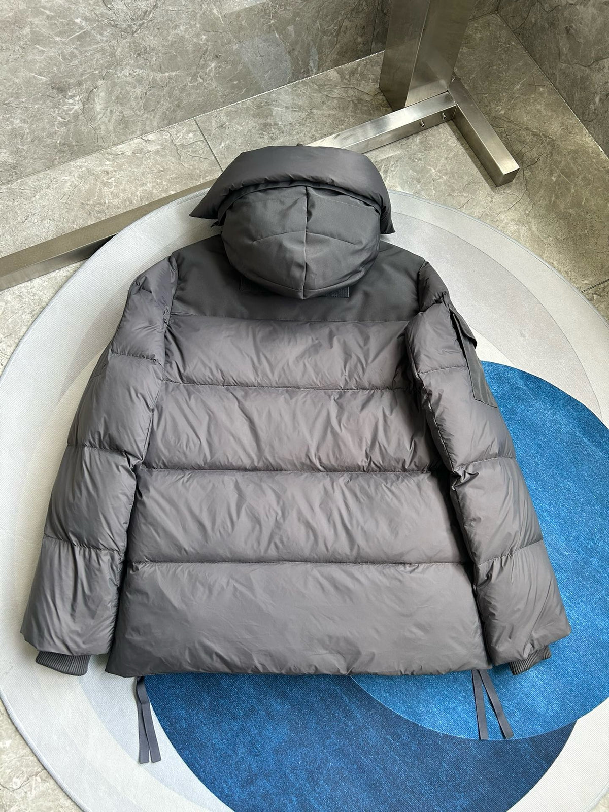 White, Grey and Black Jacket - FashionHype.xyz