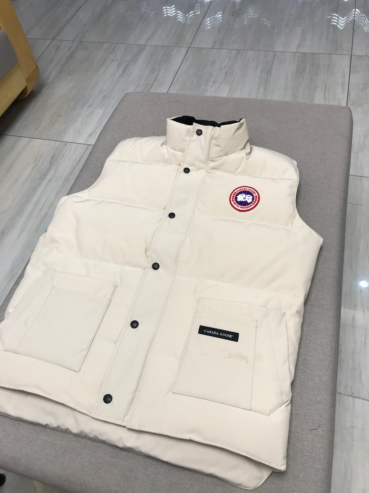 Sky blue, Grey and White Vest - FashionHype.xyz