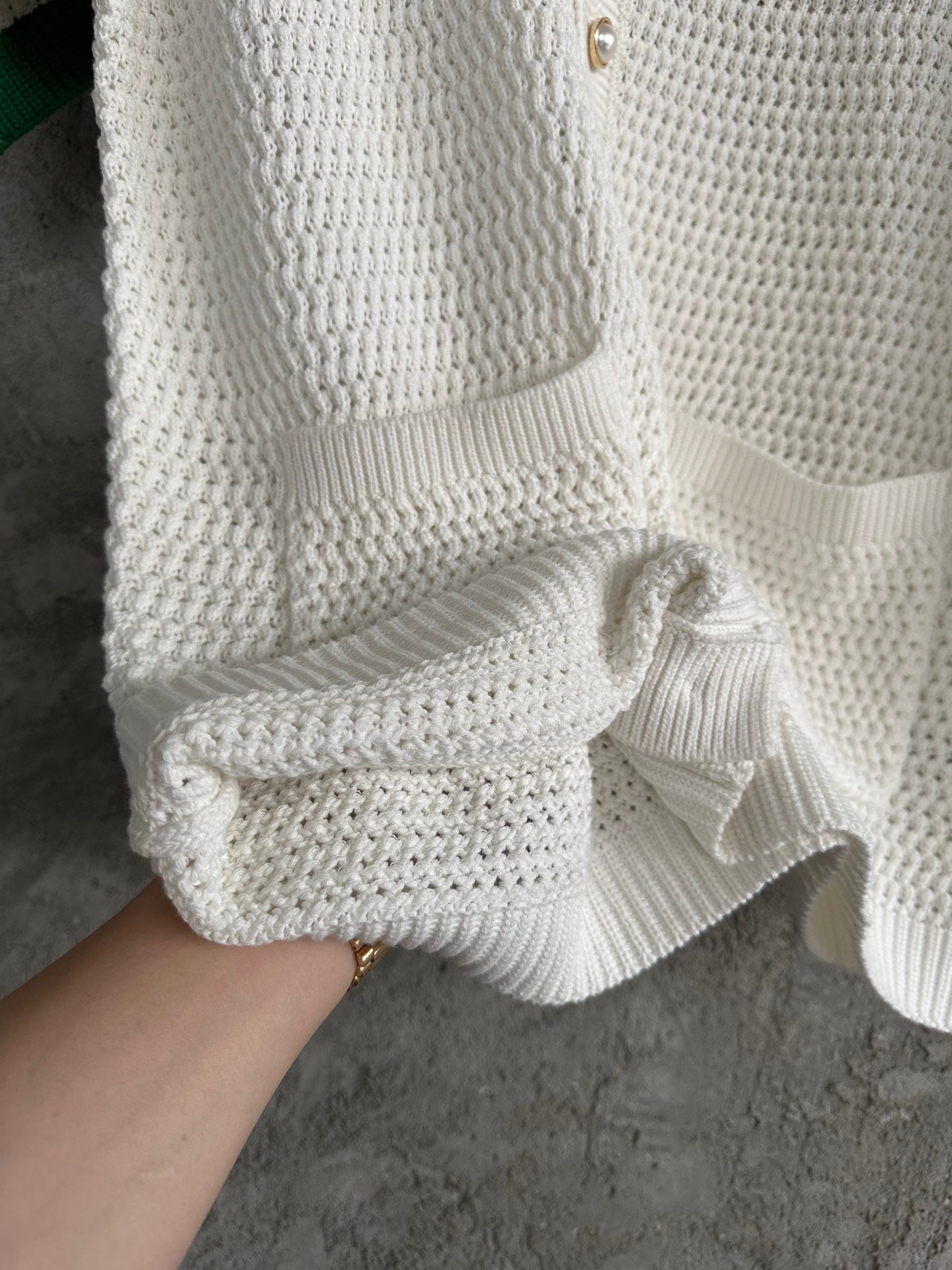 White green Shirt - FashionHype.xyz