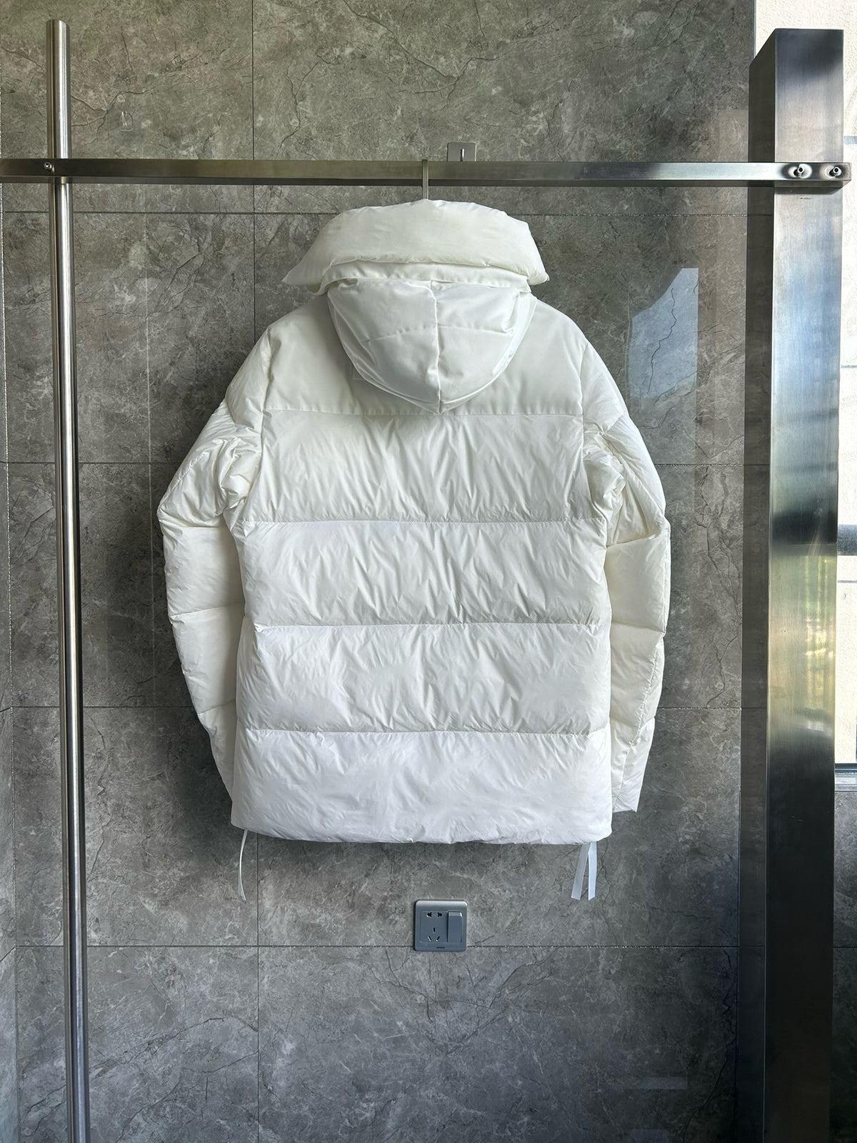 White, Grey and Black Jacket - FashionHype.xyz