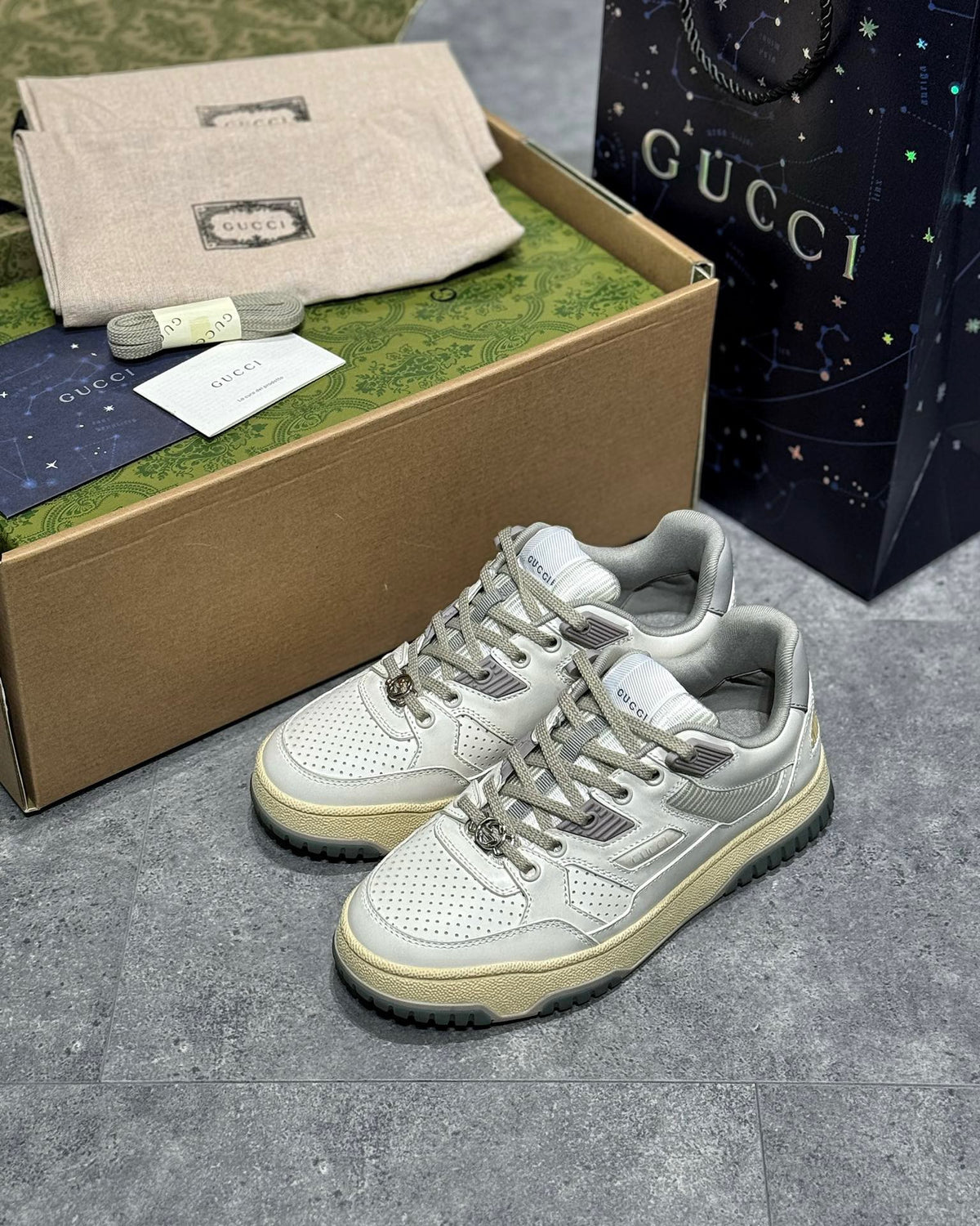 White grey Shoes - FashionHype.xyz