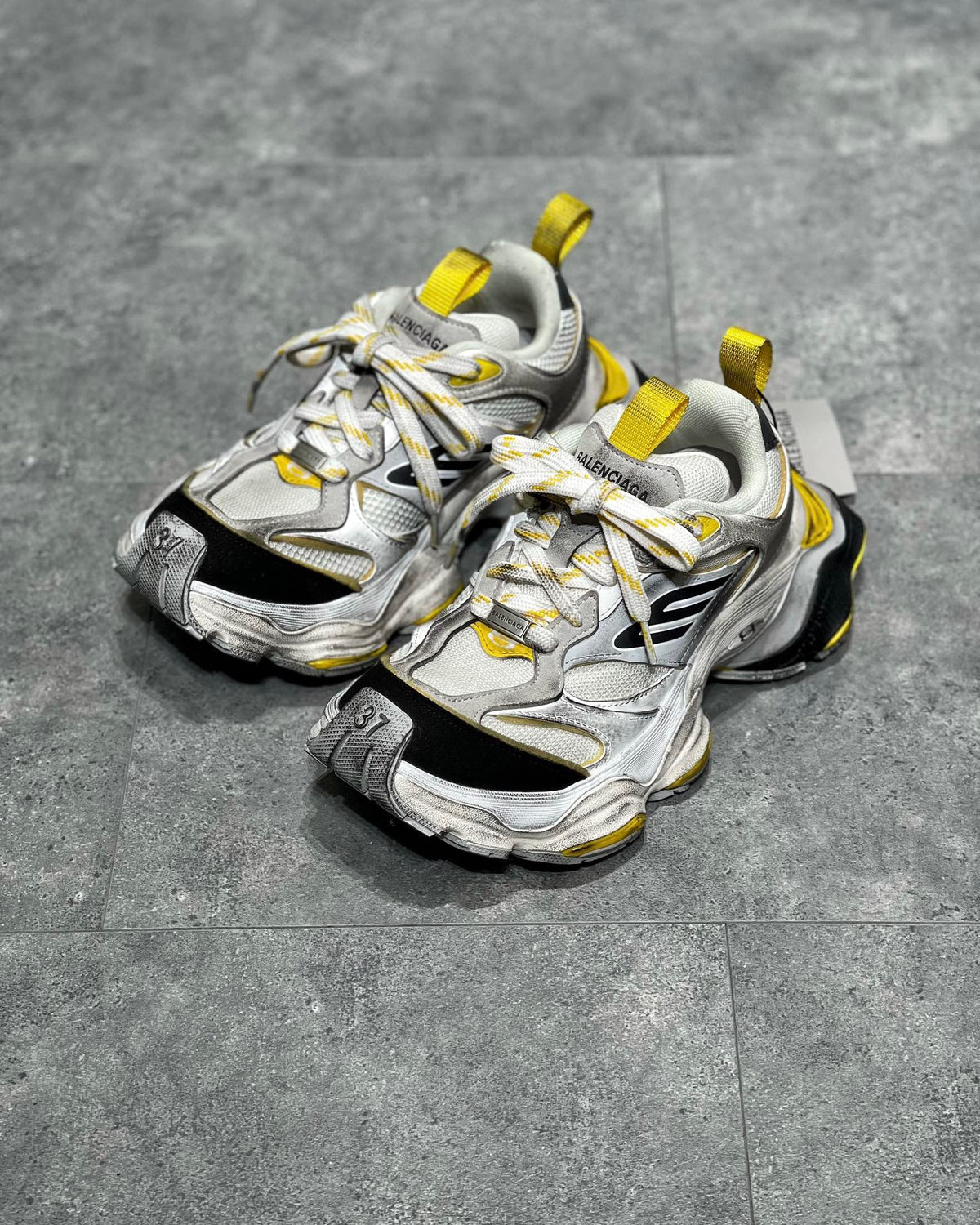 Silvery yellow Shoes - FashionHype.xyz
