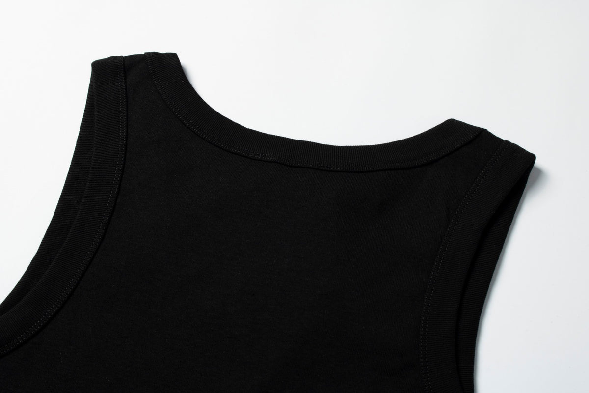Black and White Vest - FashionHype.xyz